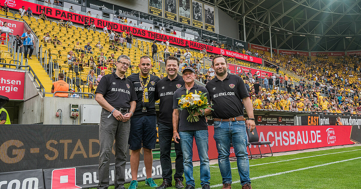 Gert Heidler wird zum Ehrenspielführer ernannt; SG Dynamo Dresden